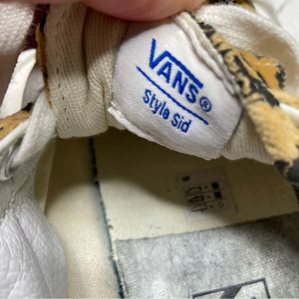 Vans Sid DX 'Anaheim Factory’ Felt Coated Canvas Leopard Lace Up Sneaker